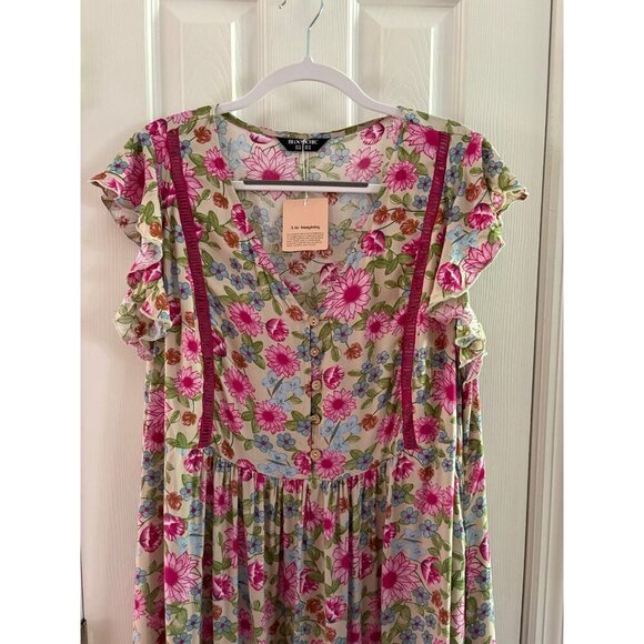 Bloomchic Floral Maxi Dress NEW Size 12 - Picture 2 of 3
